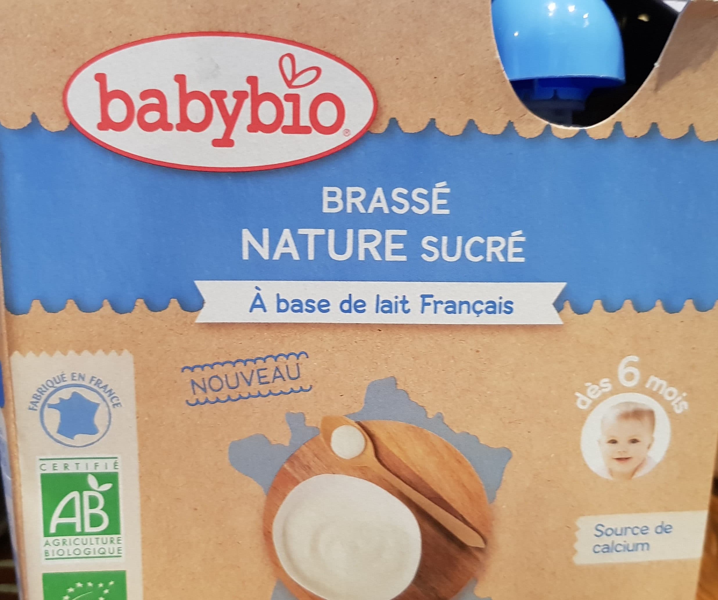 babybio Brassé nature sucré packshot