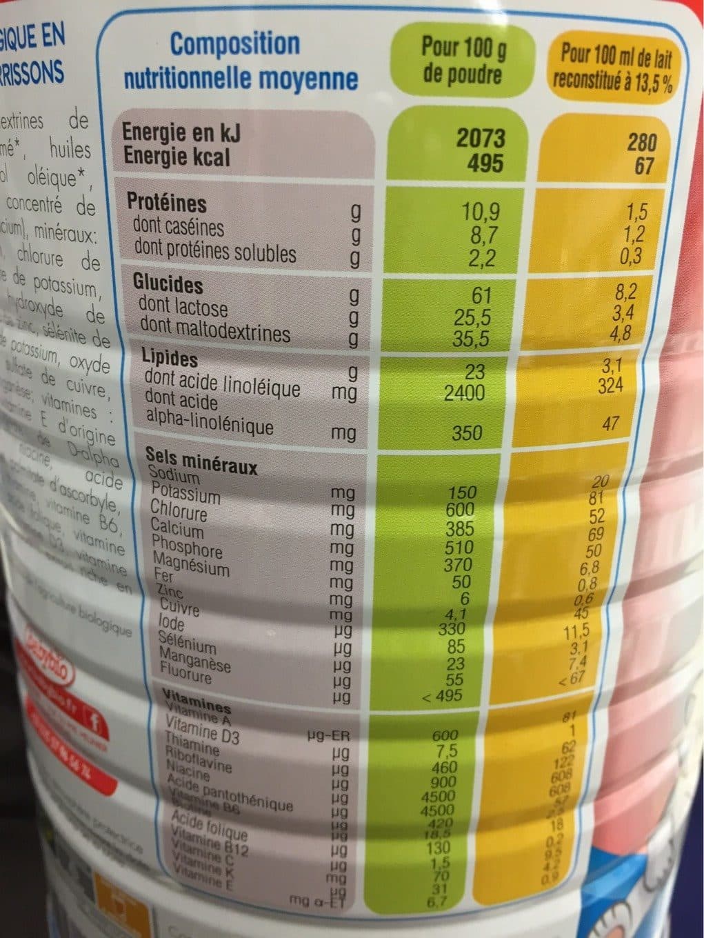 BabyBio Lait de suite en poudre, dès 6 mois - Primea packshot
