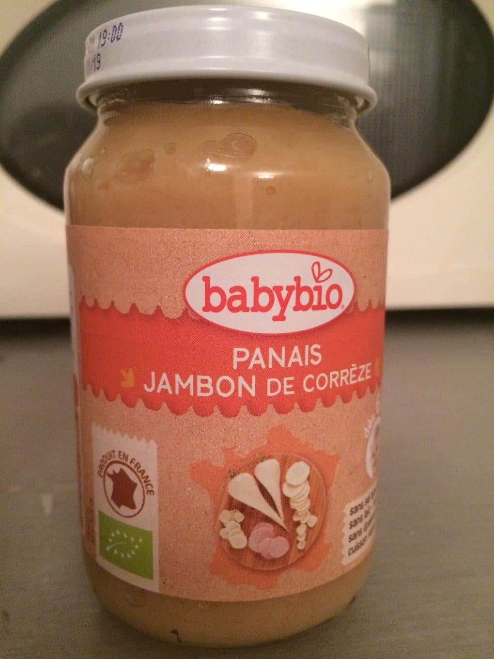 Babybio Petit pot panais jambon packshot
