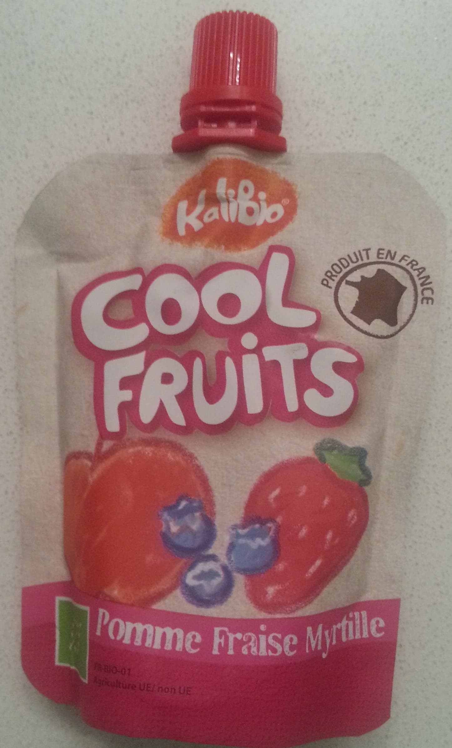 KaliBio Cool Fruits - Pomme Fraise Myrtille packshot