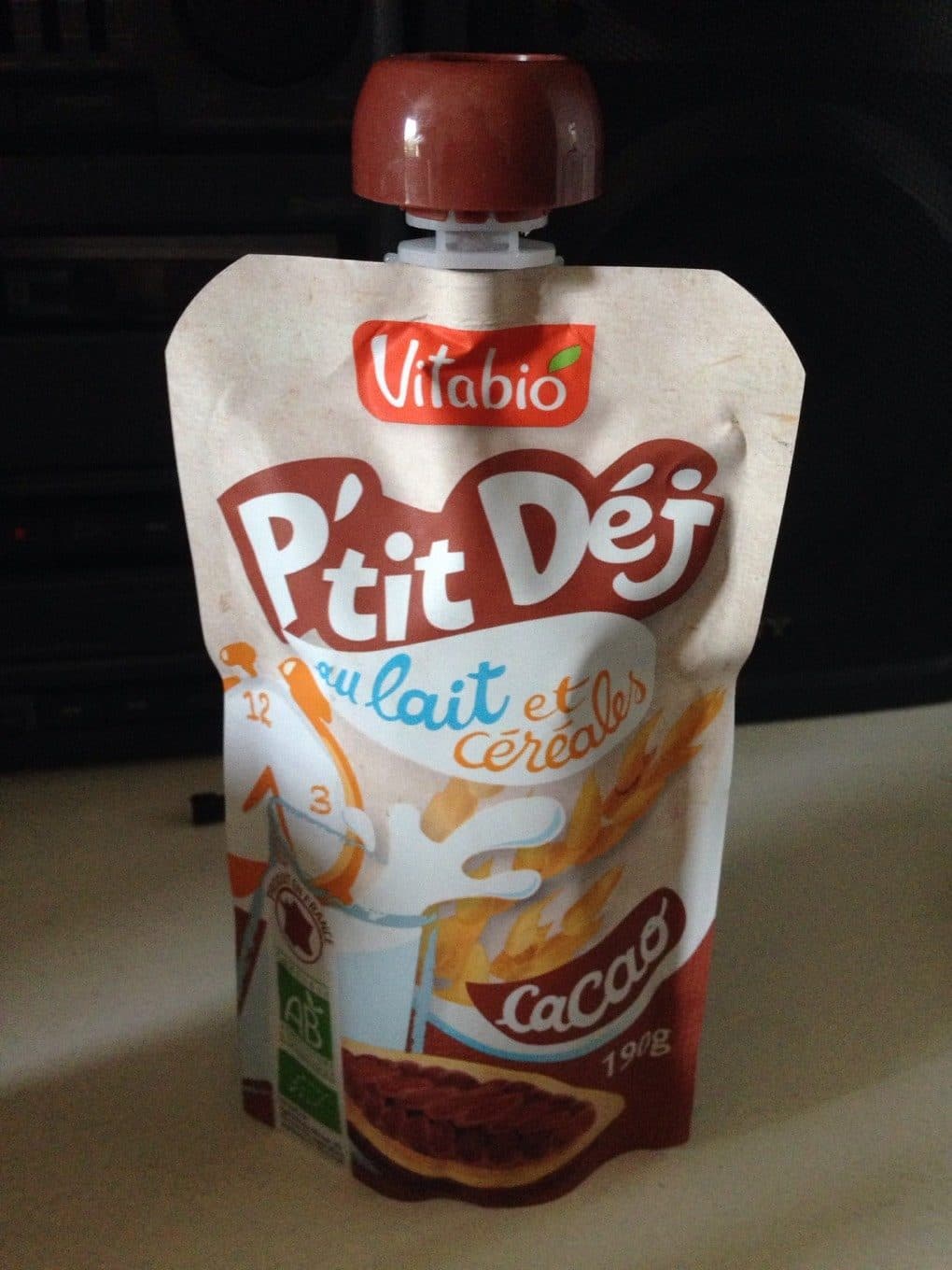 Vitabio P'tit Déj au lait et céréales packshot
