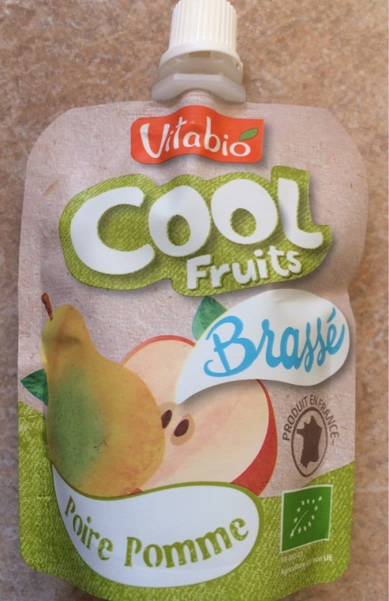 Vitabio Cool fruits brassé poire pomme packshot