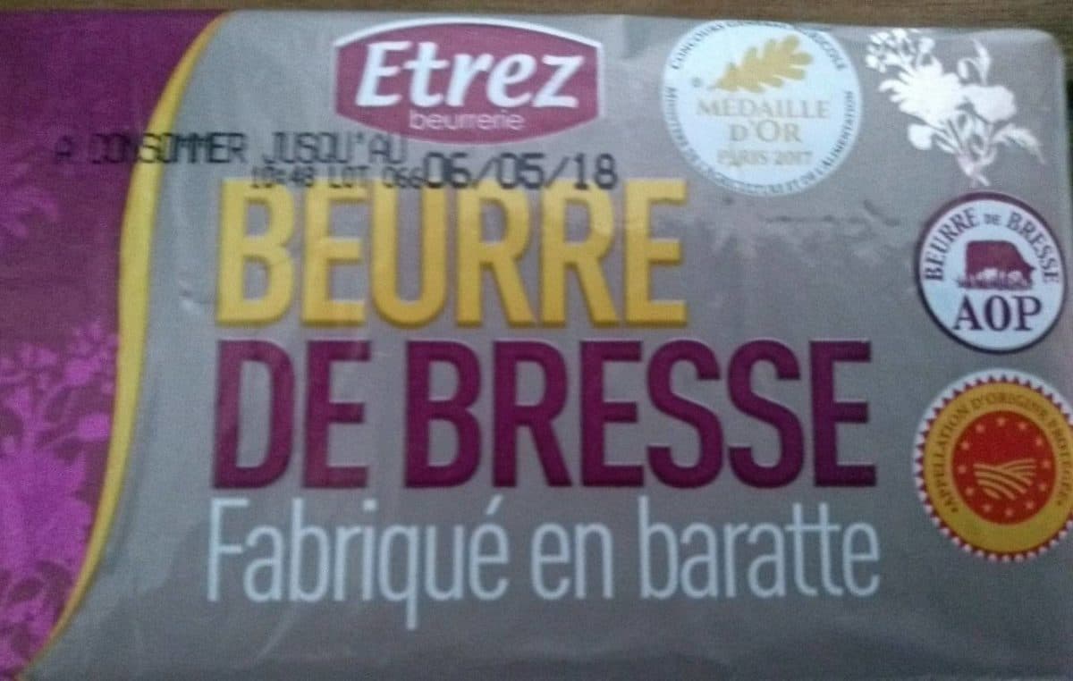 Etrez Beurre de Bresse packshot