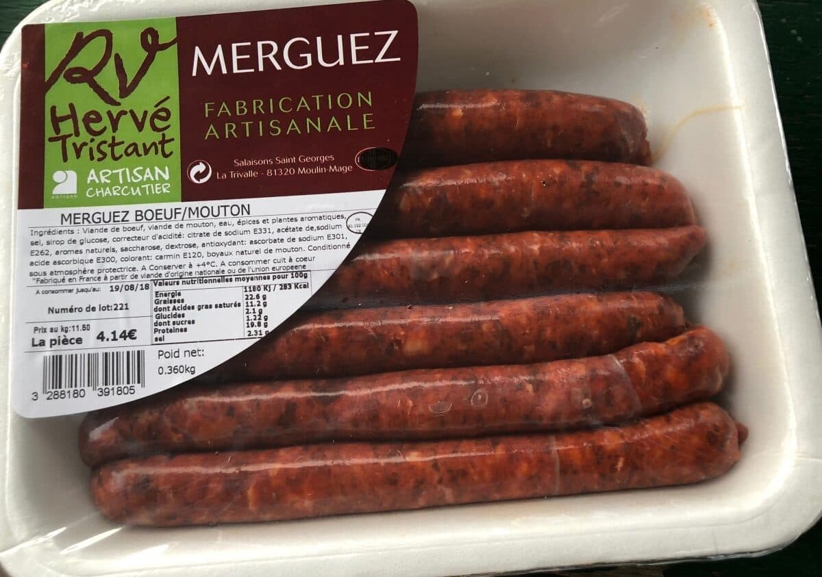 Open Food Facts Merguez packshot