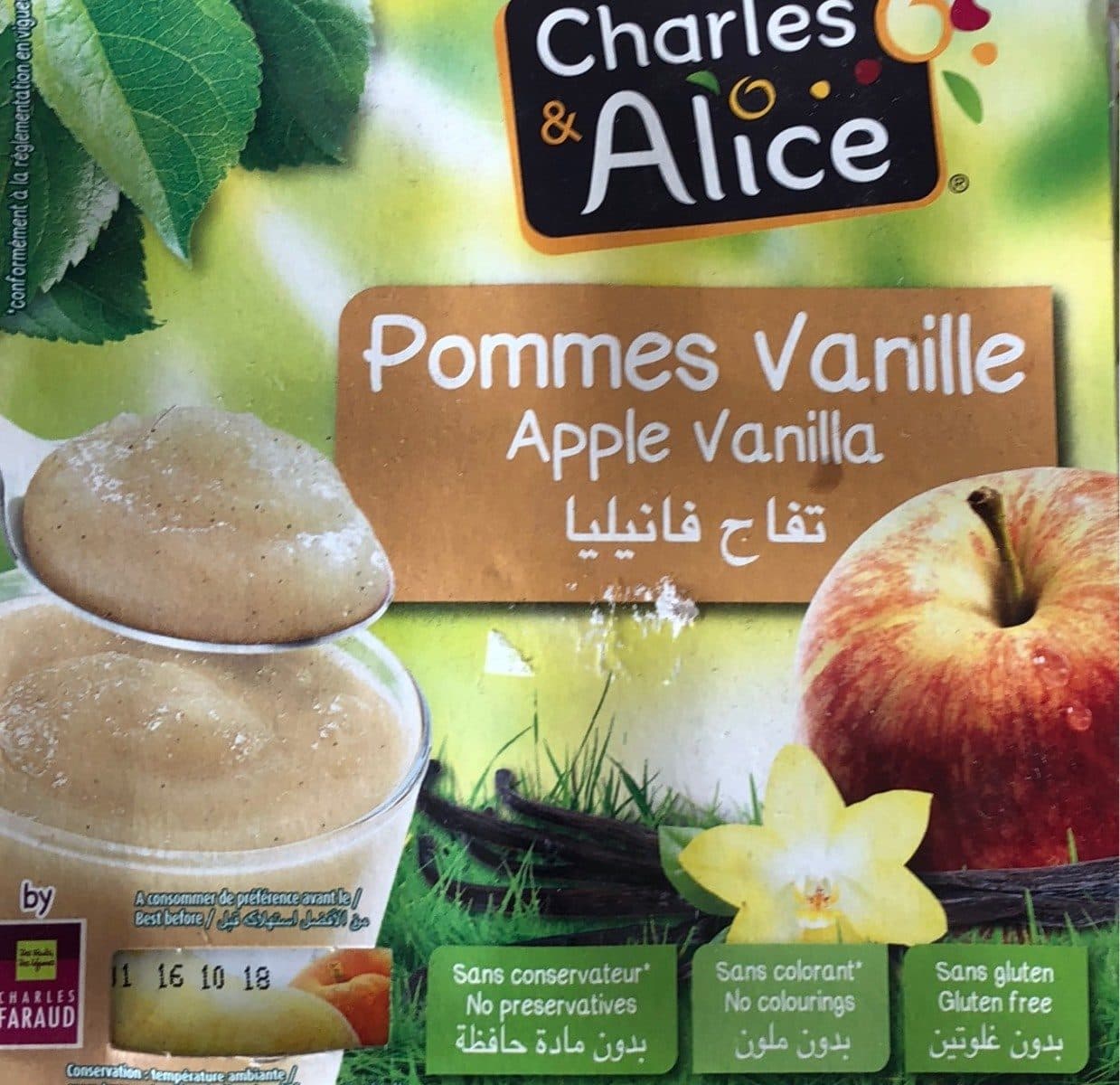 Charles & Alice Compote pomme vanille packshot