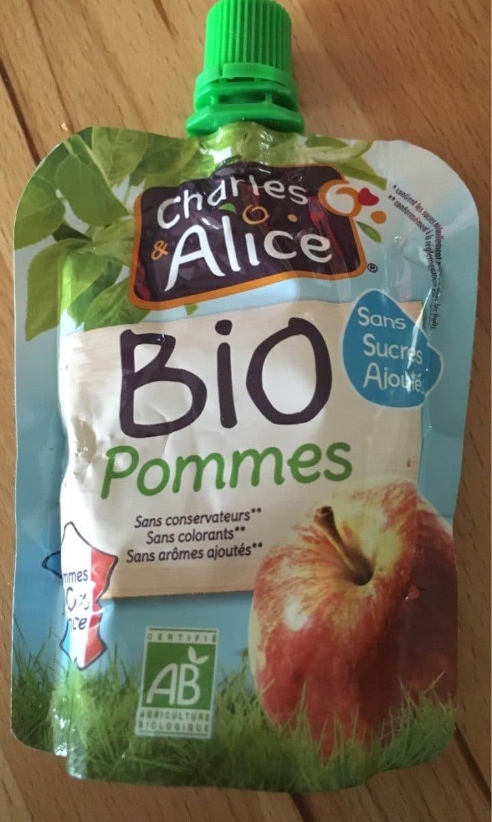 Charles & Alice Compote Bio Pomme Charles et Alice packshot