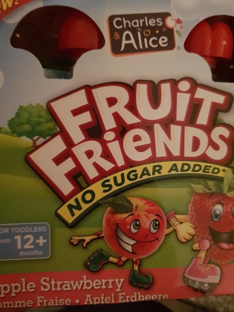 Charles & Alice Charles Alice Apple Strawberry Squeeze Fruit, packshot