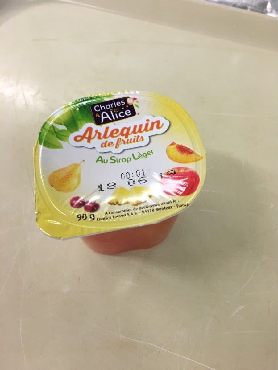 Charles & Alice Arlequin DE fruits au sirop léger packshot