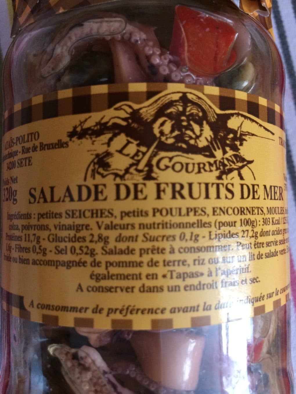 LE GOURMAND Salade de fruits de mer packshot