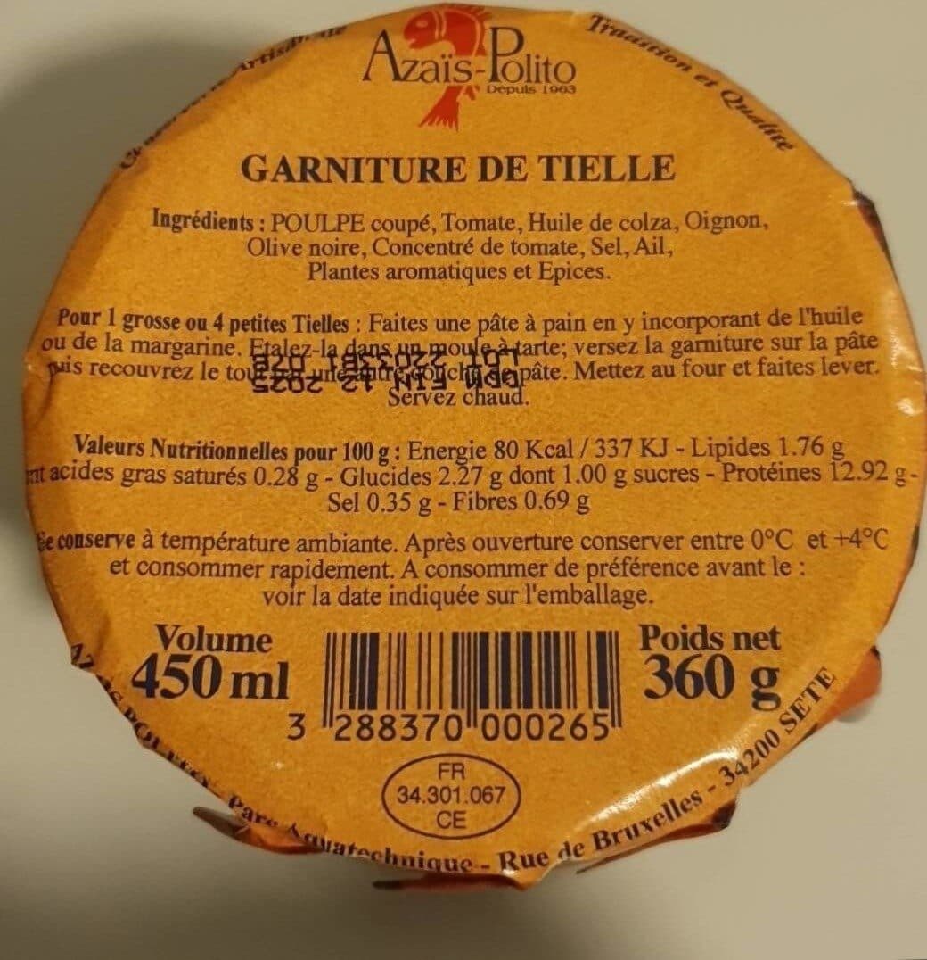 Azais Polito Garniture pour tielle packshot