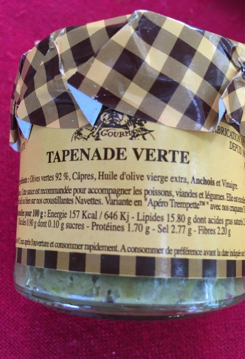 Azaïs Polito Tapenade verte packshot