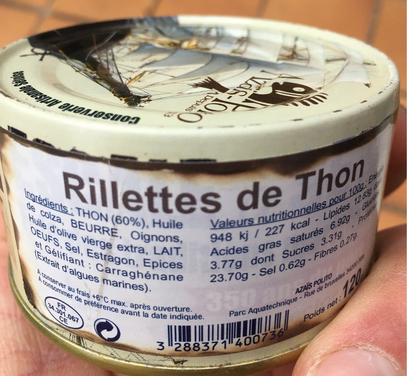 Open Food Facts Rillettes de Thon packshot