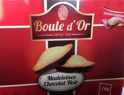 Boule d’or Madeleine Au Chocolat Noir (1kg) packshot