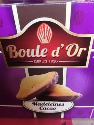 Boule D’or Madeleines Cacao packshot