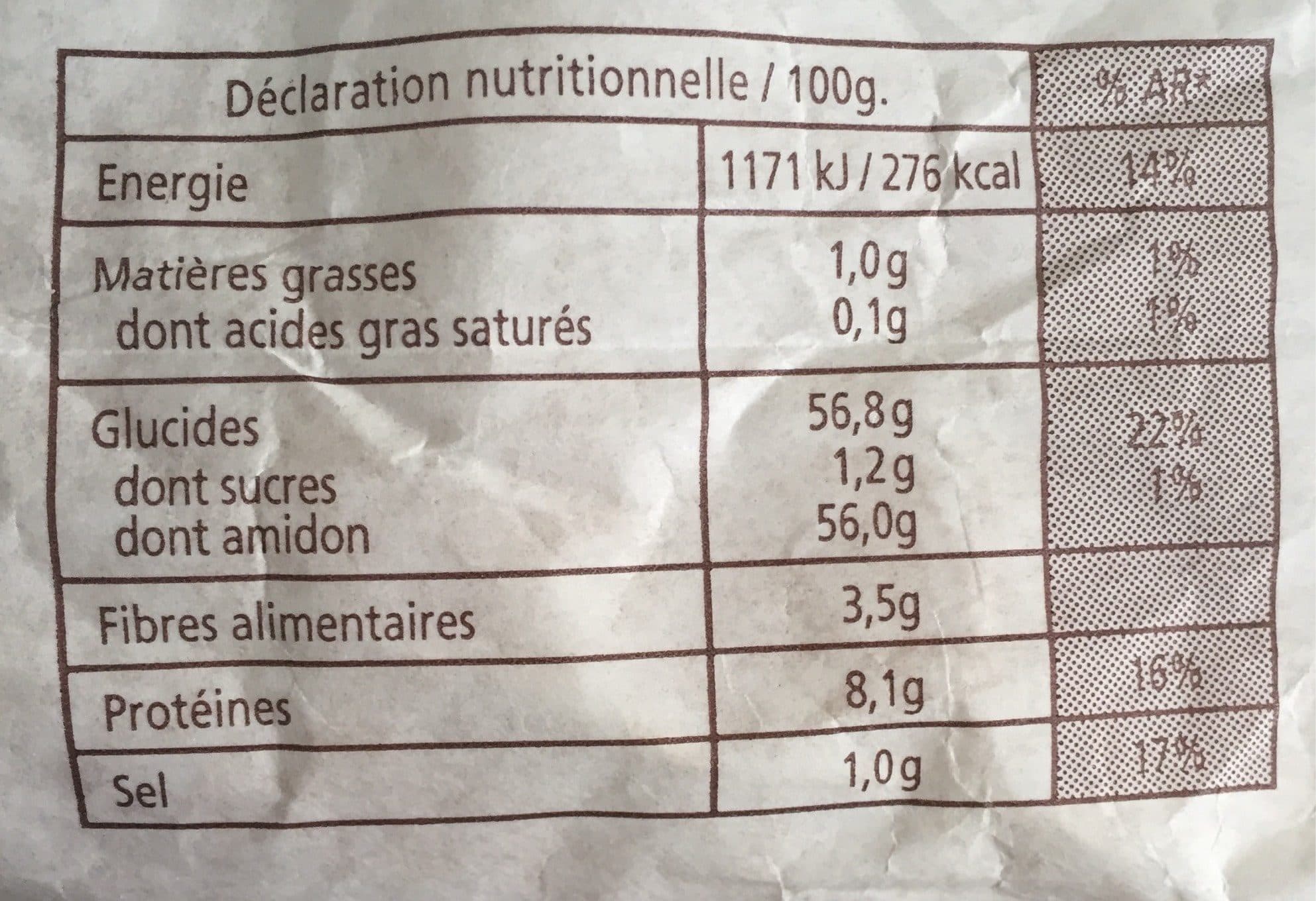 Pain Pavé nature packshot