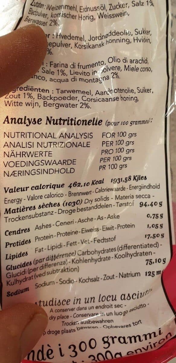 Open Food Facts CUCIOLE AU MIEL 300G A SPORT packshot