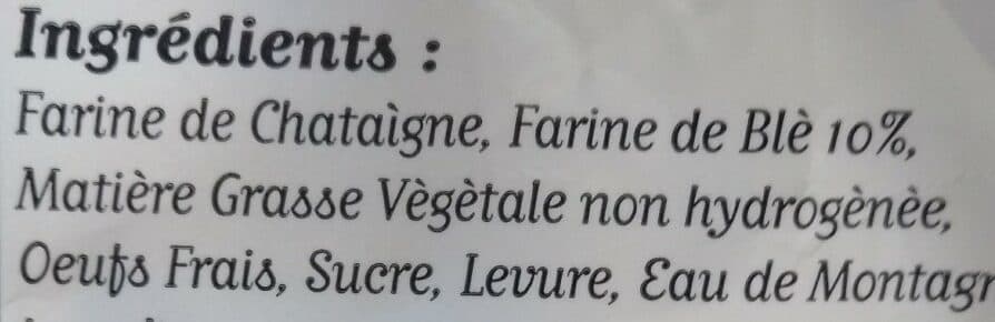 Open Food Facts Canistrelli à la farine de châtaigne packshot
