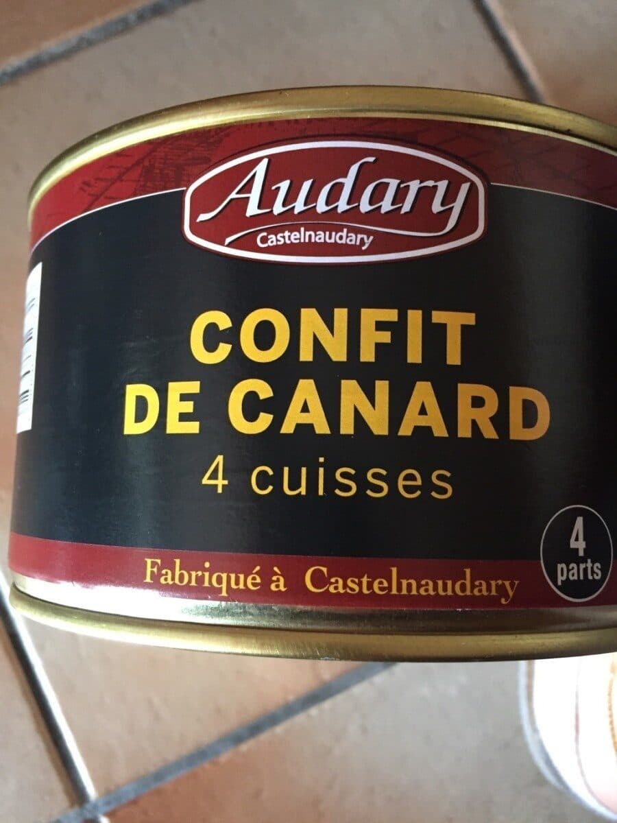 Audary Confit de canard packshot