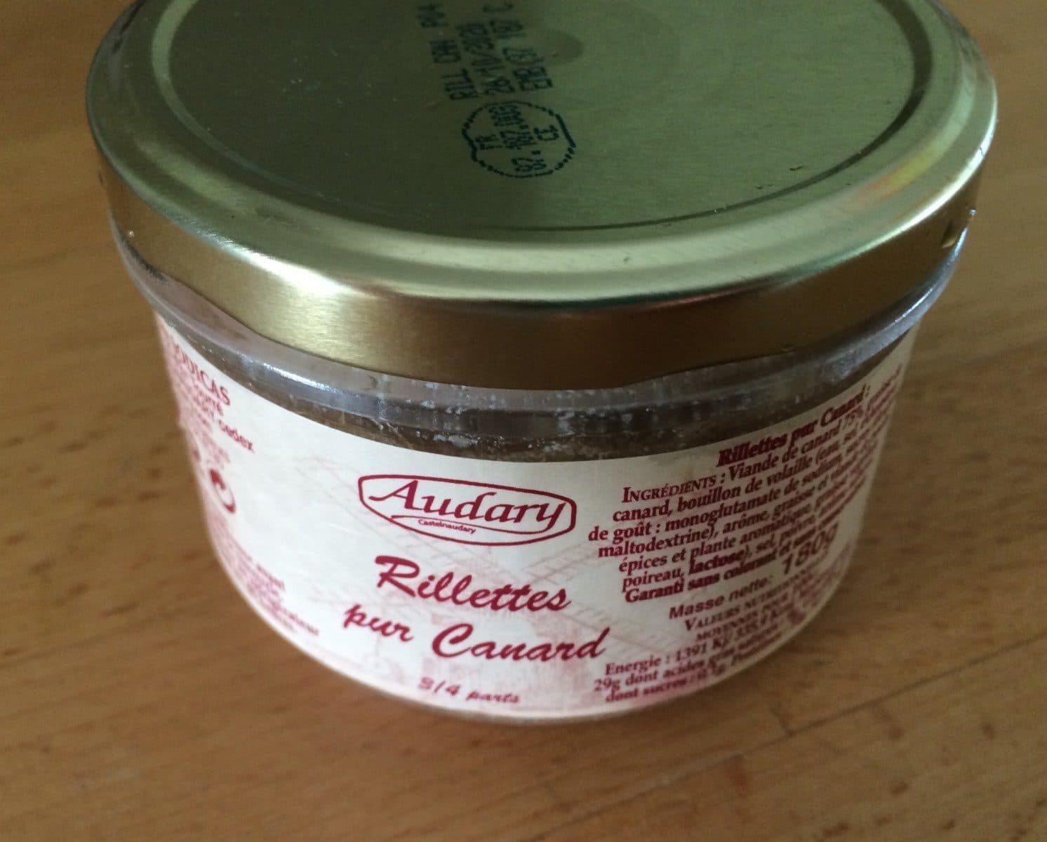 Audary Rillettes pur canard packshot