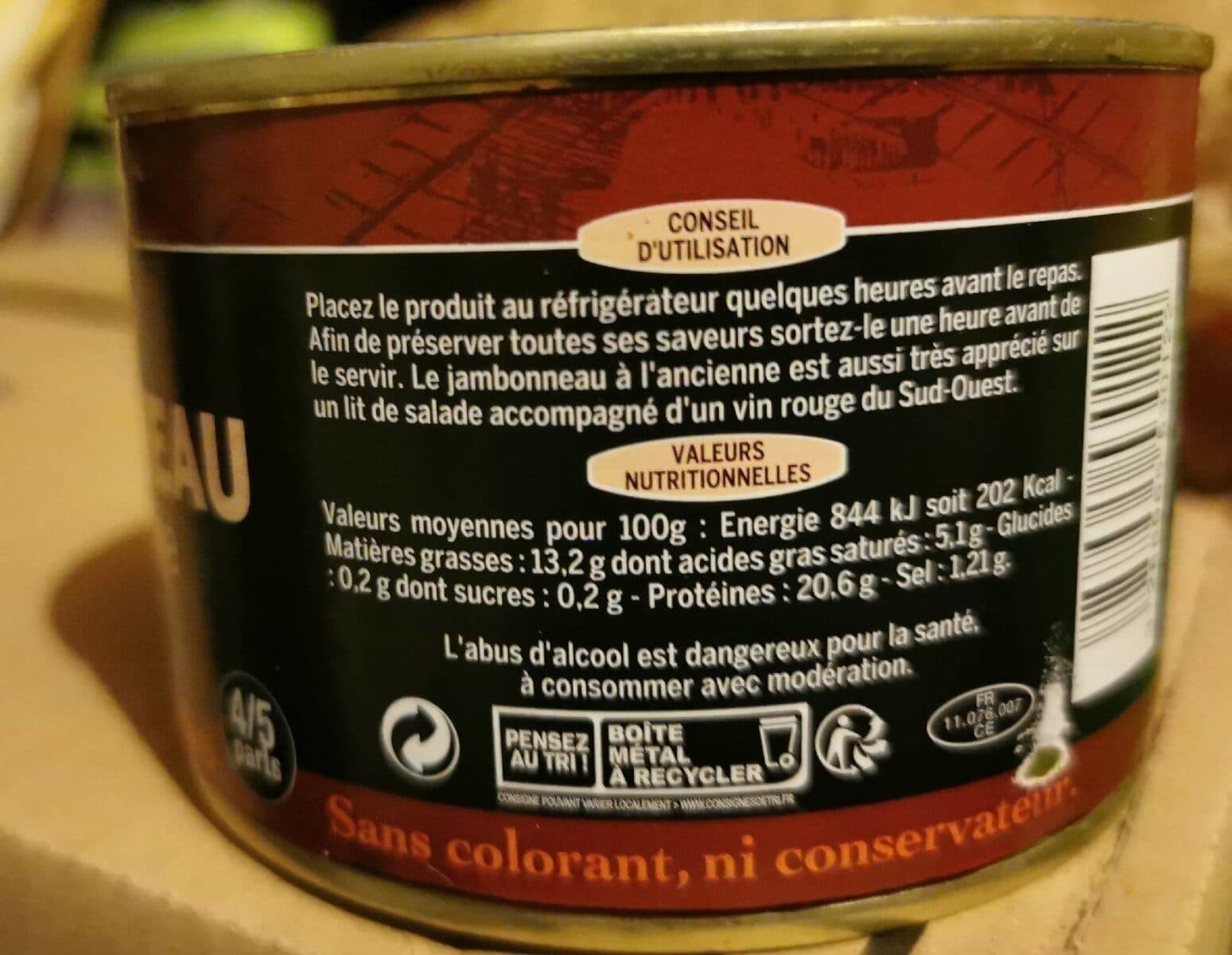 Audary Jambonneau à l'ancienne packshot