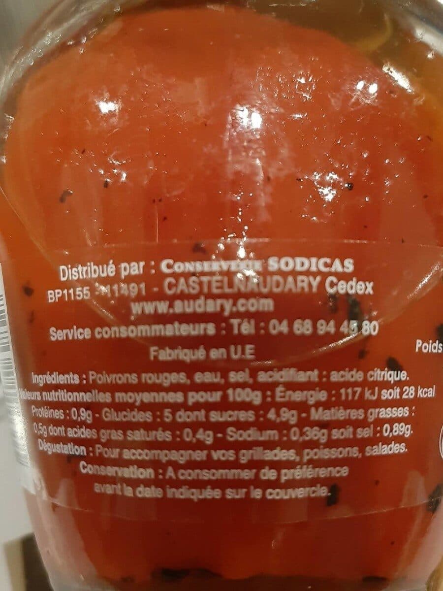 Open Food Facts Poivrons grillés packshot