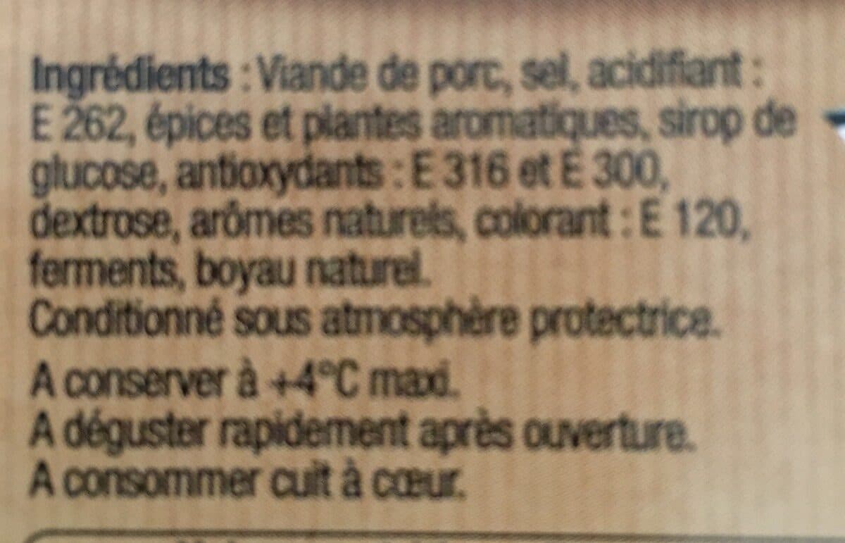 Maison Milhau Chipolatas superieures packshot