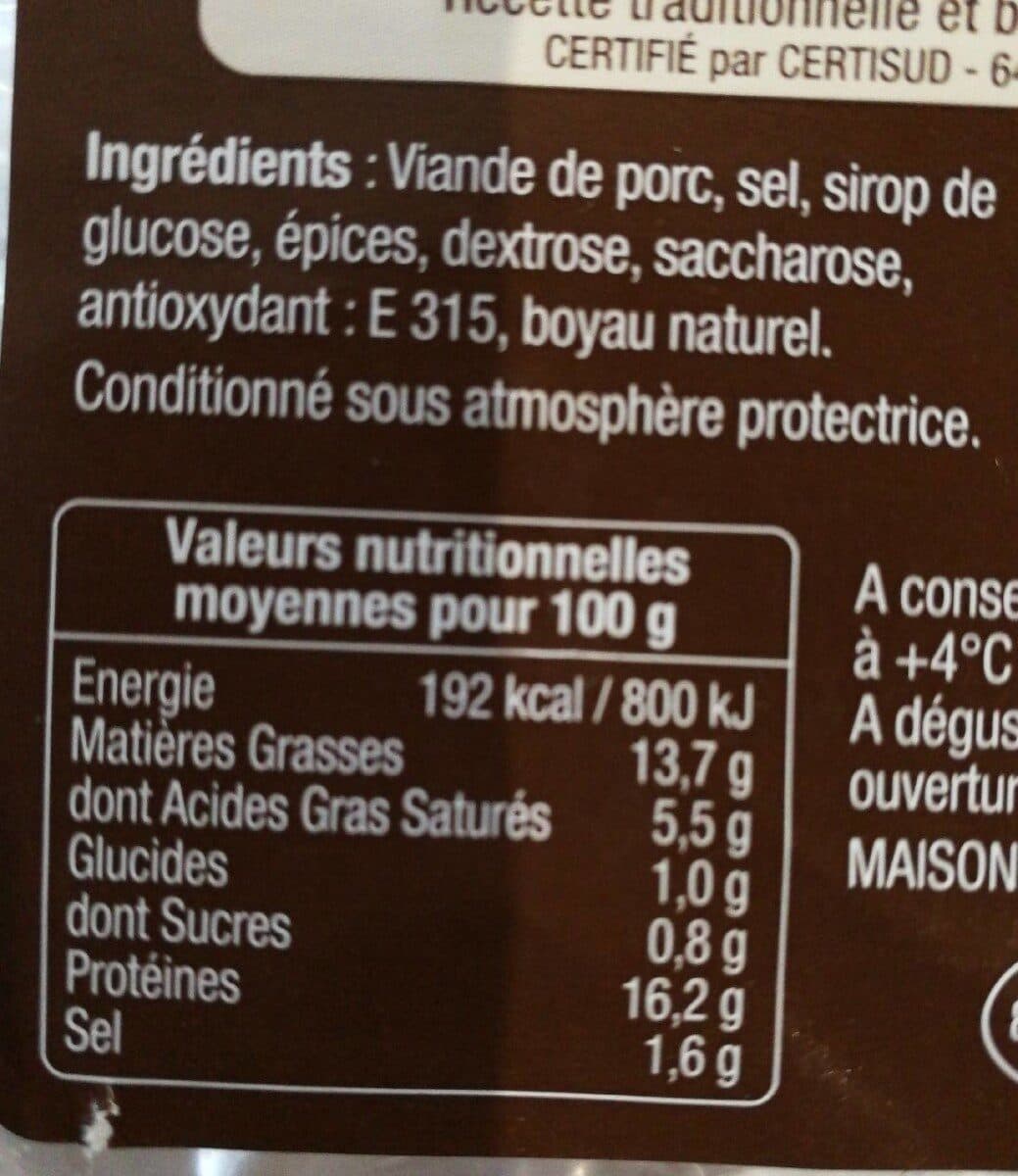 Maison Milhau Saucisse de Toulouse packshot