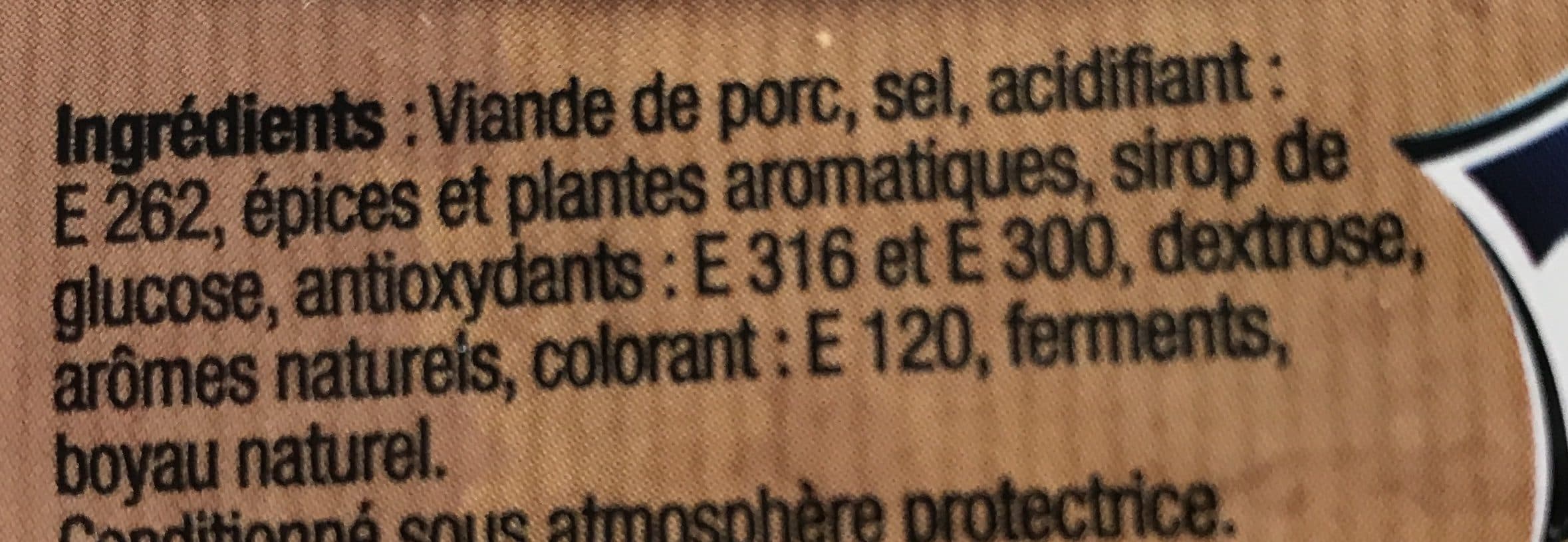 Maison Milhau Saucisse fraîche fine supérieure barquette packshot