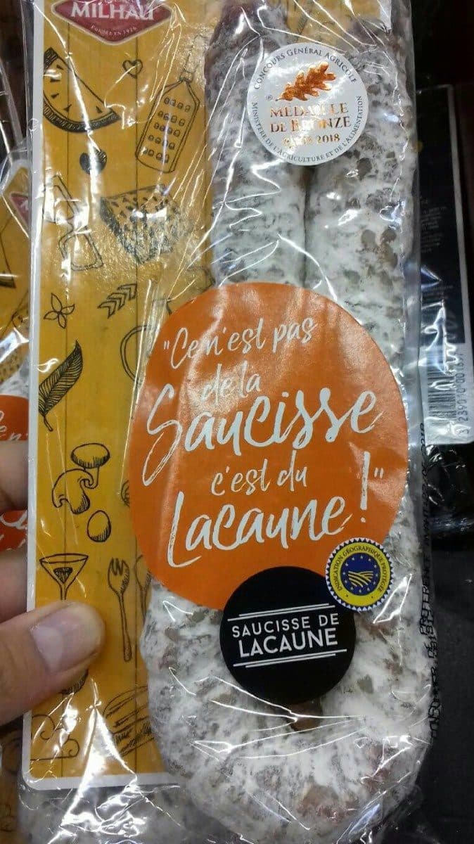 Maison Milhau Saucisse de lacaune packshot
