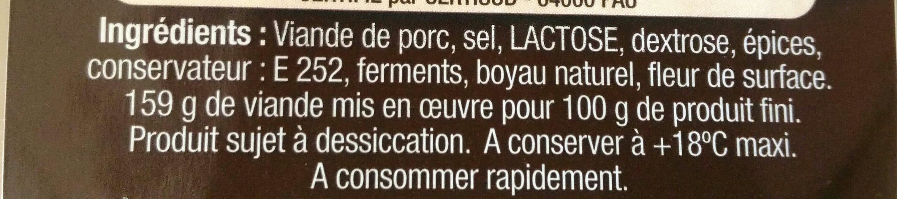 Maison milhau Saucisse sèche 1967 packshot