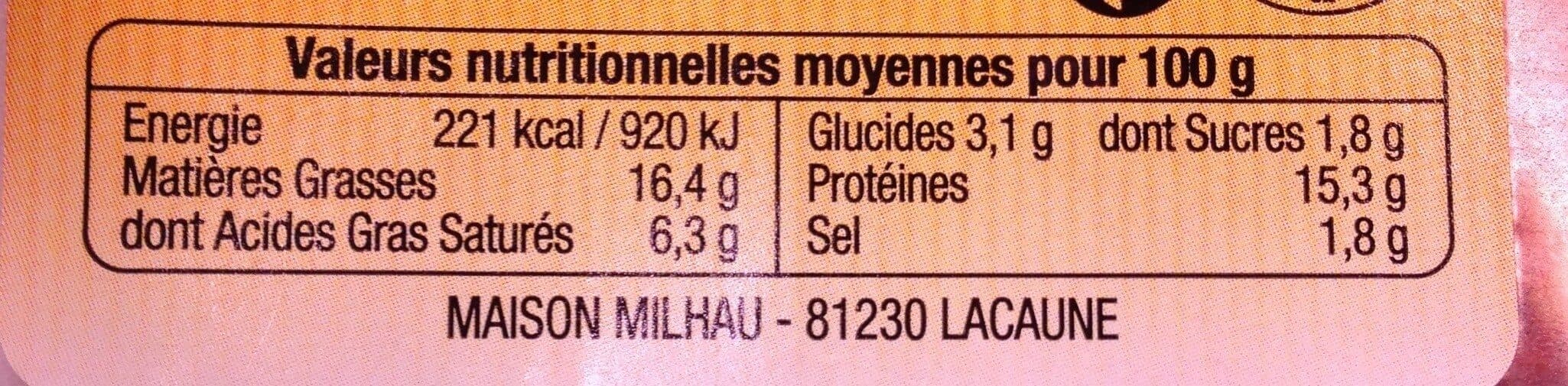 Maison Milhau 9 Chorizos a griller MAISON MILHAU packshot