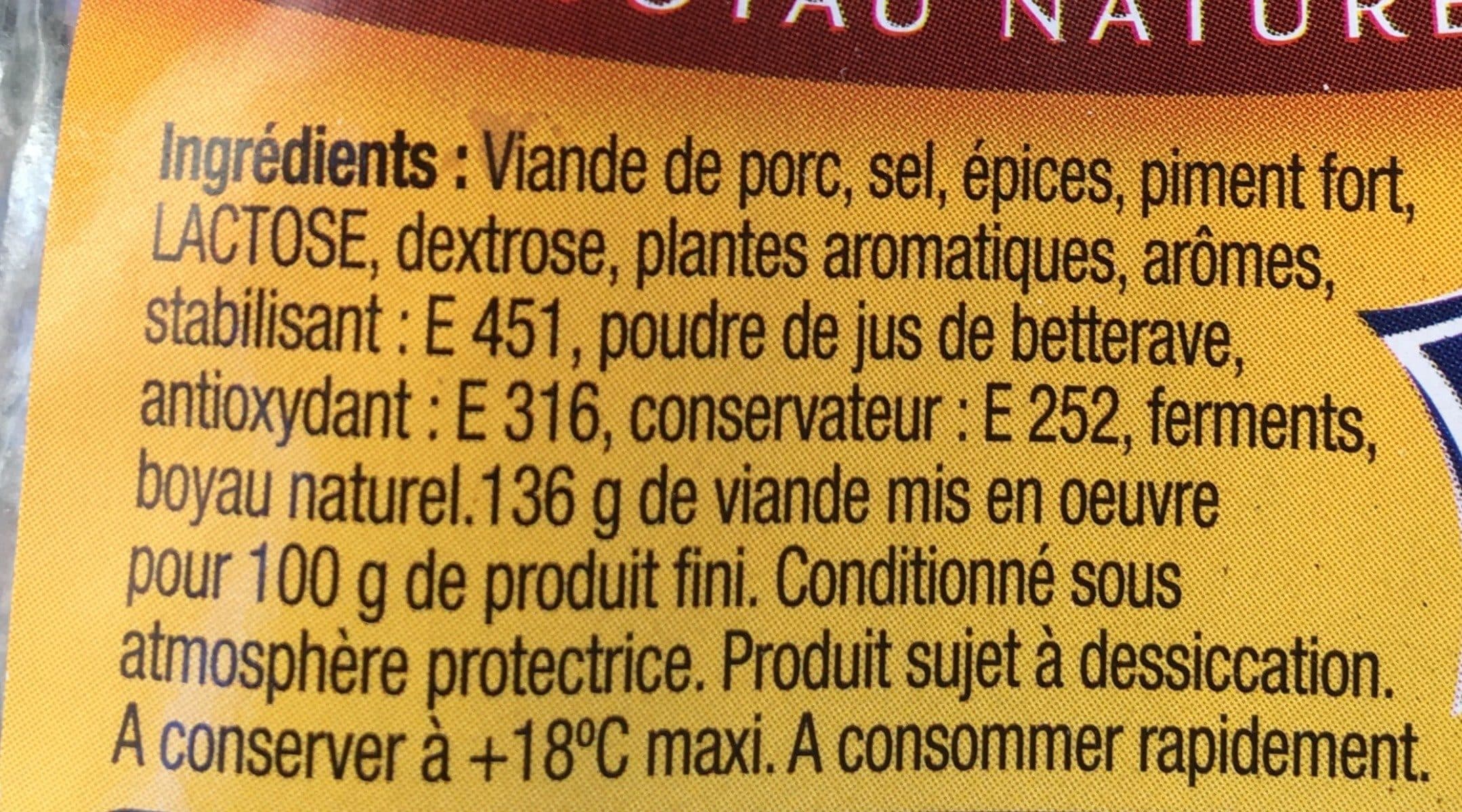 Maison Milhau Chorizo packshot