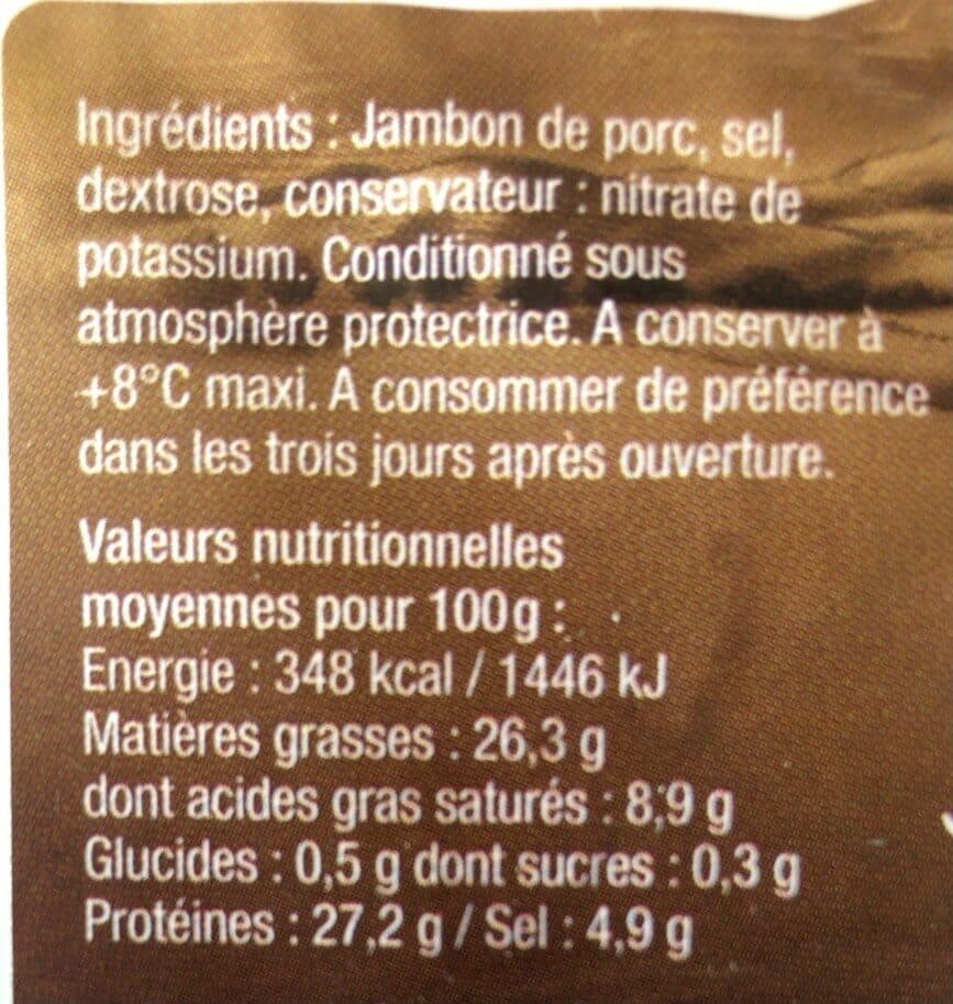 Maison Milhau Jambon de coche packshot