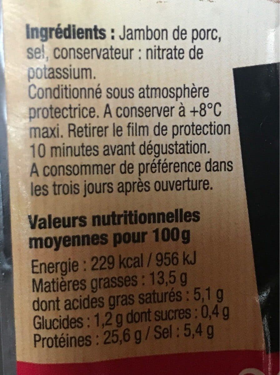 Maison Milhau Quart de Jambon Sec packshot
