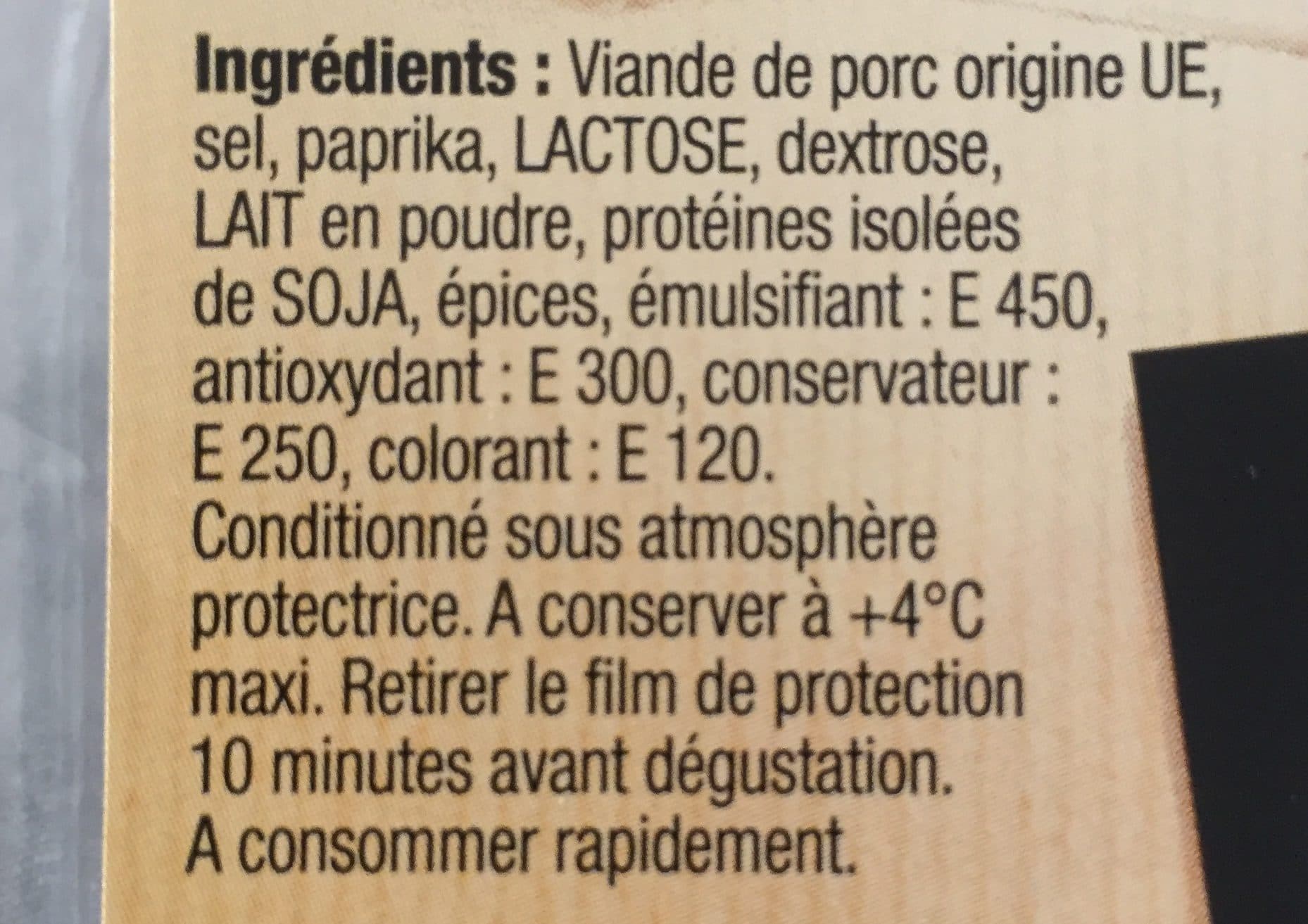 Maison Milhau Chorizo Pur porc packshot