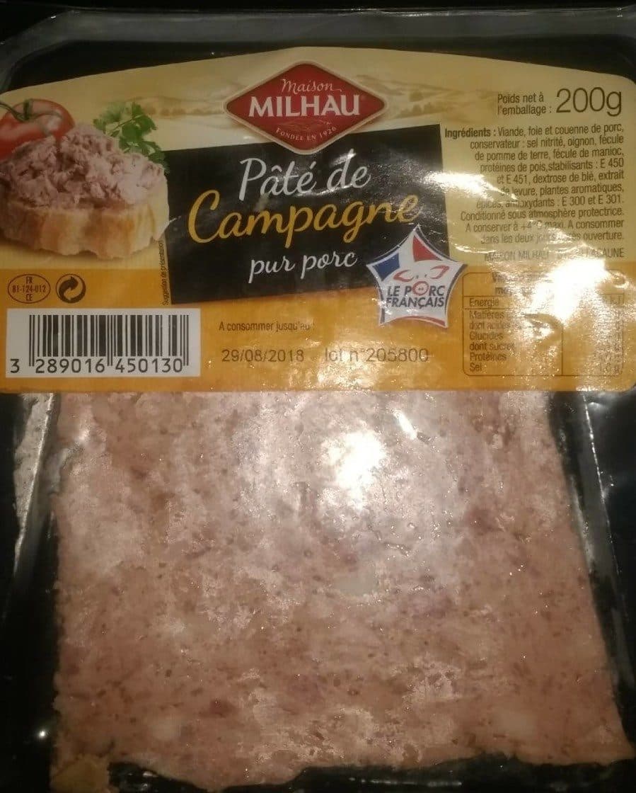 Maison Milhau Pâté De Campagne packshot