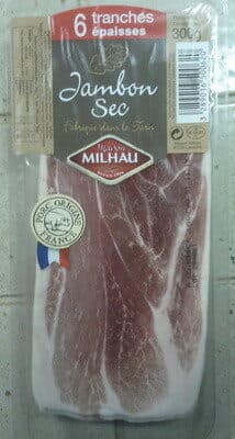 Milhau Jambon sec packshot
