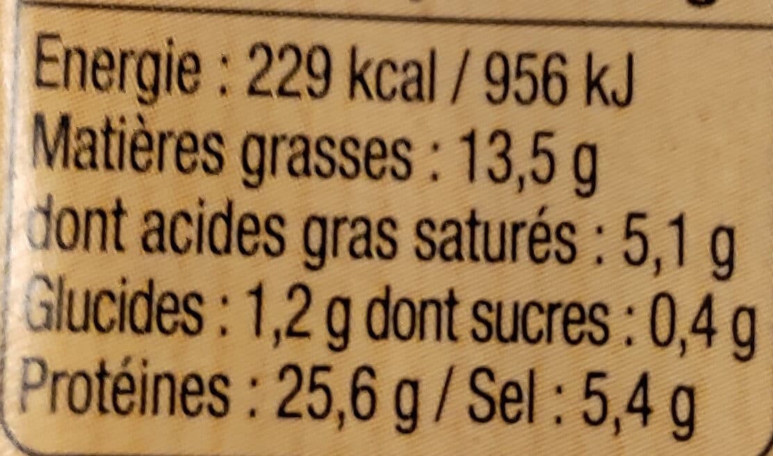 Milhau Jambon sec packshot