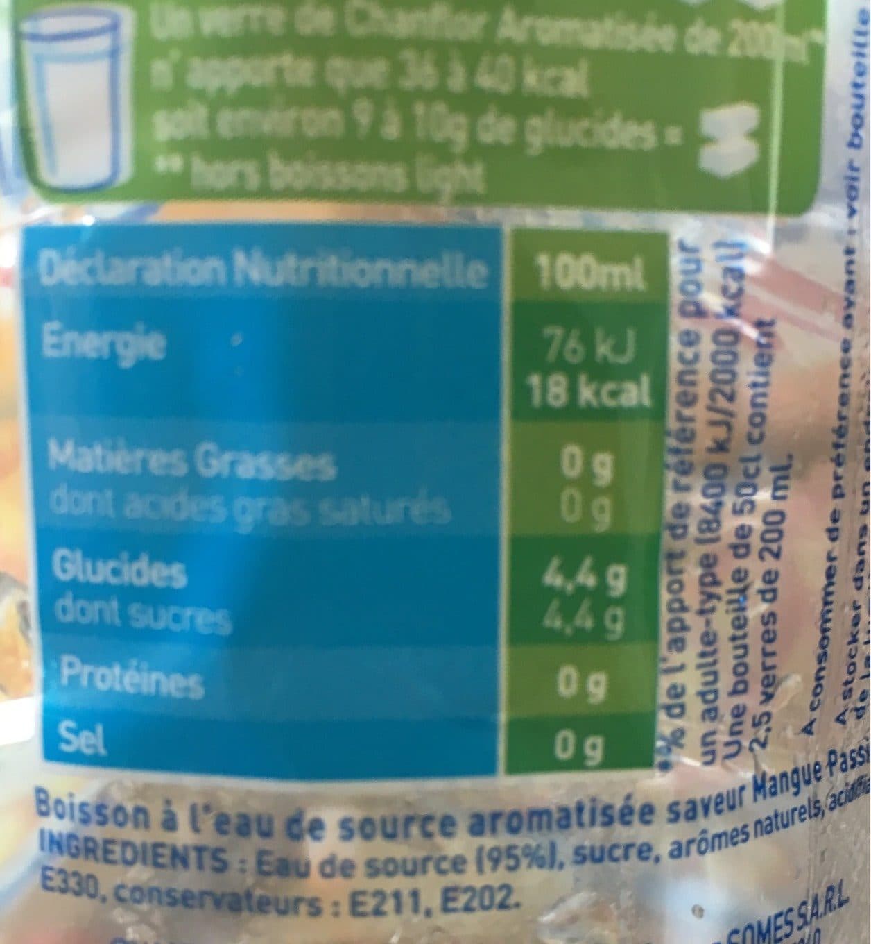 Chanflor Eau aromatisé packshot