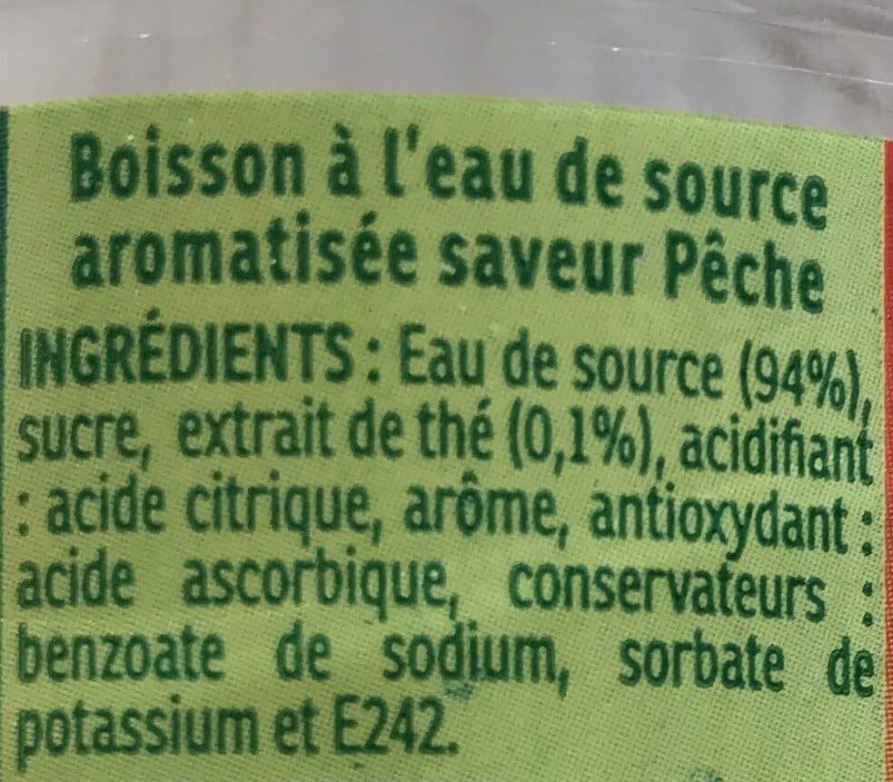 Chanflor Ice Tea Thé Vert Saveur Pêche packshot