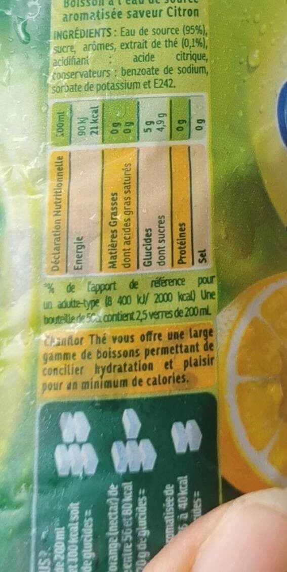 Chanflor Thé Vert Citron Citron Vert packshot