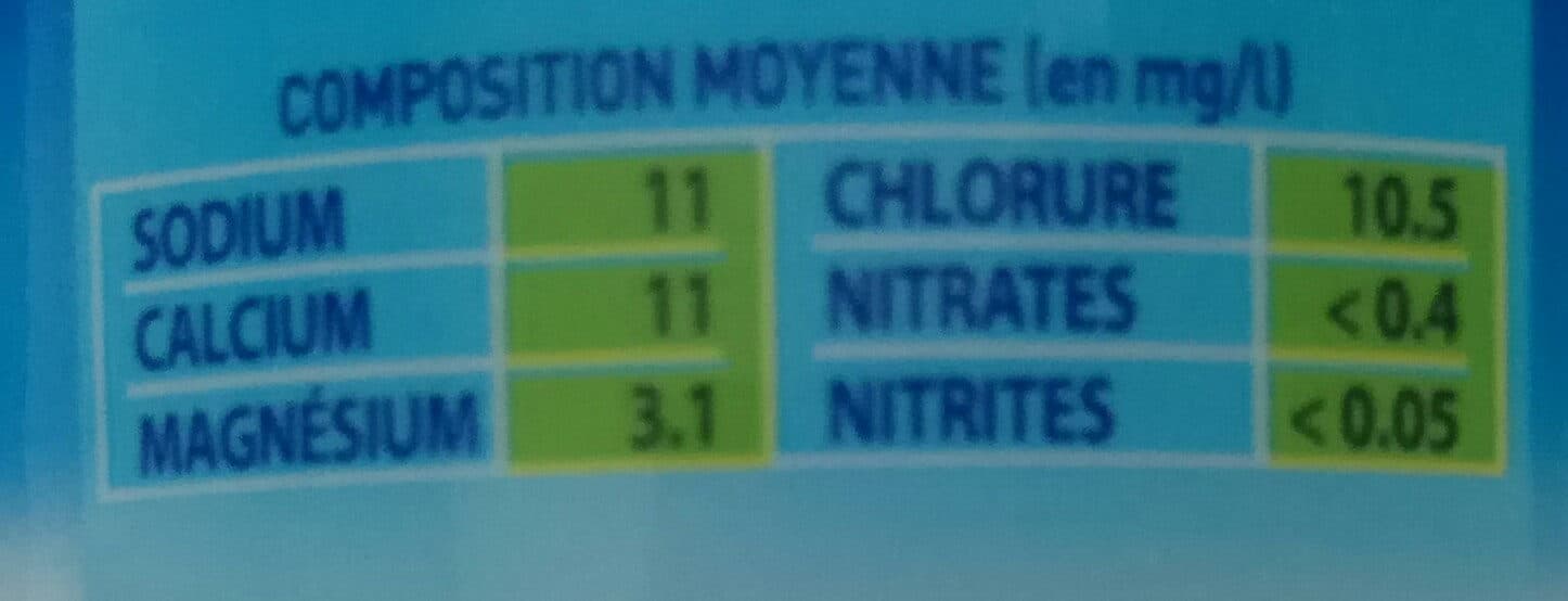 Chanflor CHANFLOR eau de source 50cl packshot
