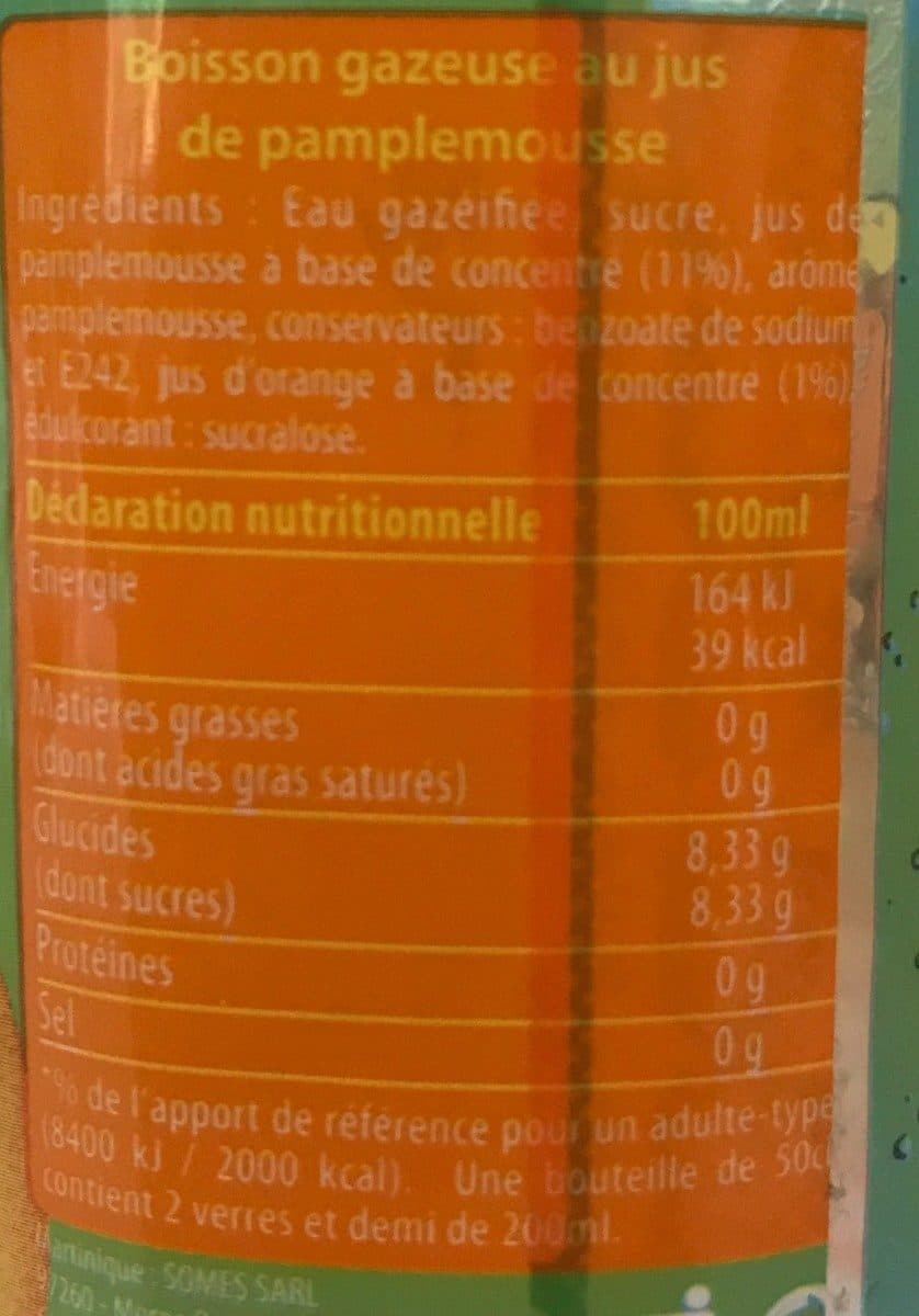 Open Food Facts Amigo pamplemousse packshot