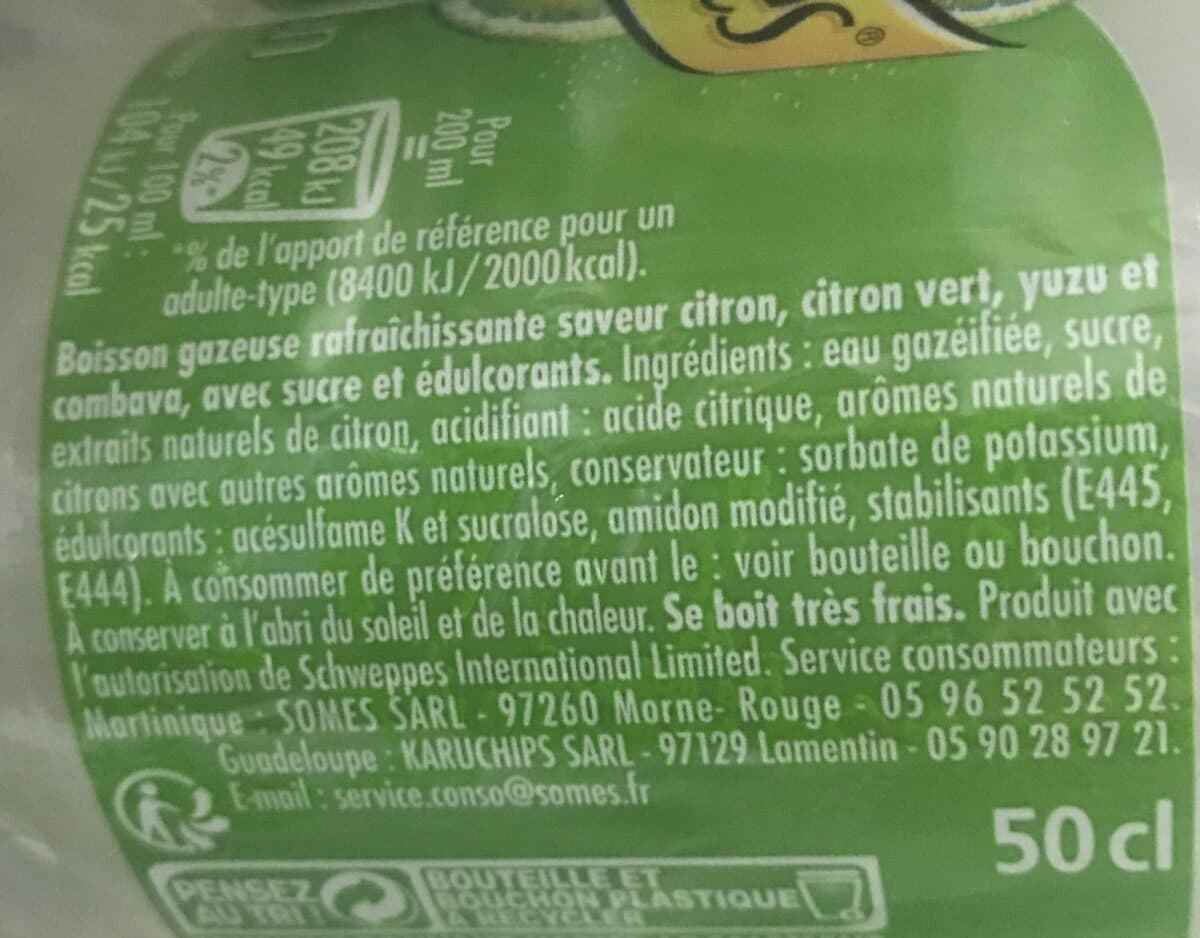 Schweppes Lemon packshot