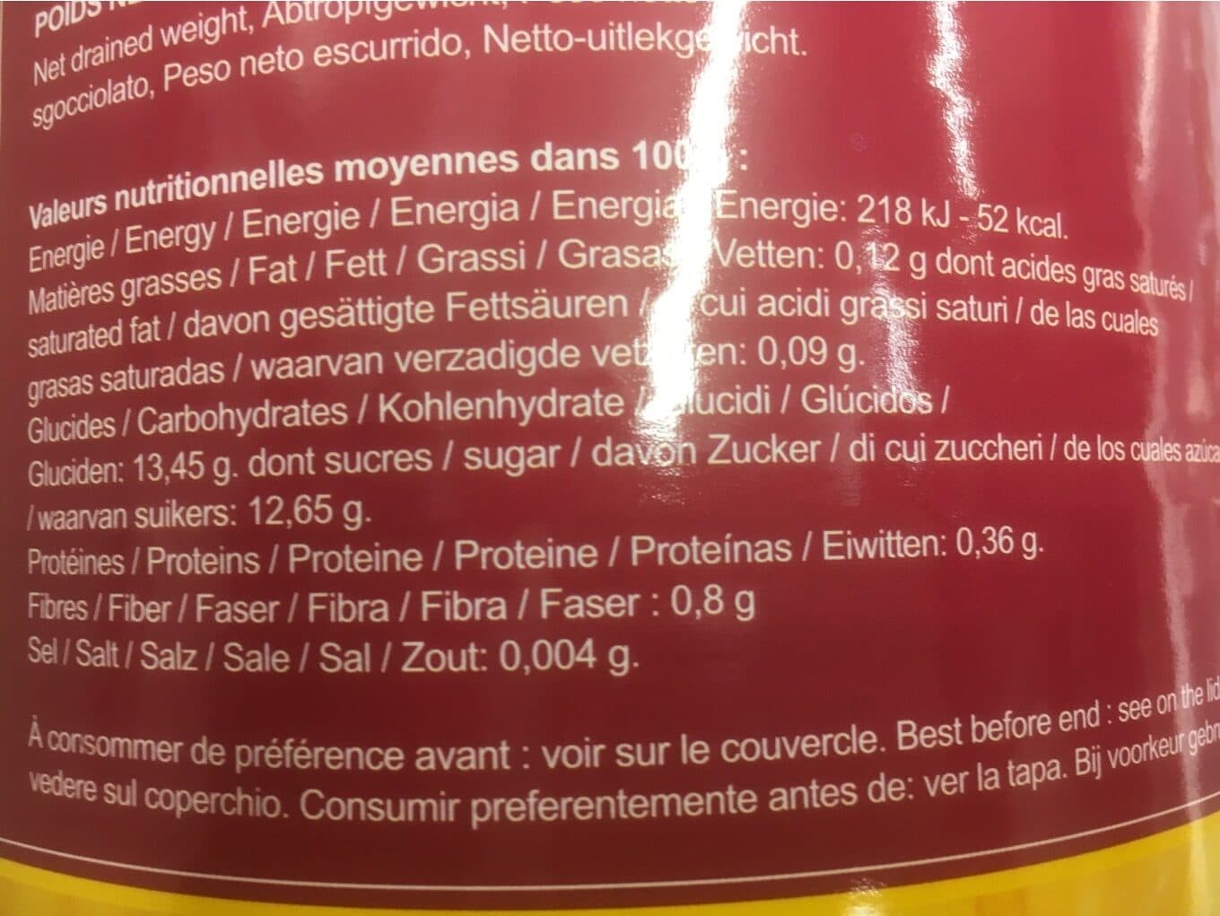 La Pulpe Ananas en morceaux packshot