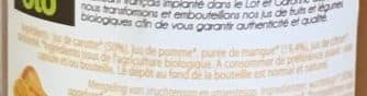 Le Verger Bio Carotte Mangue packshot