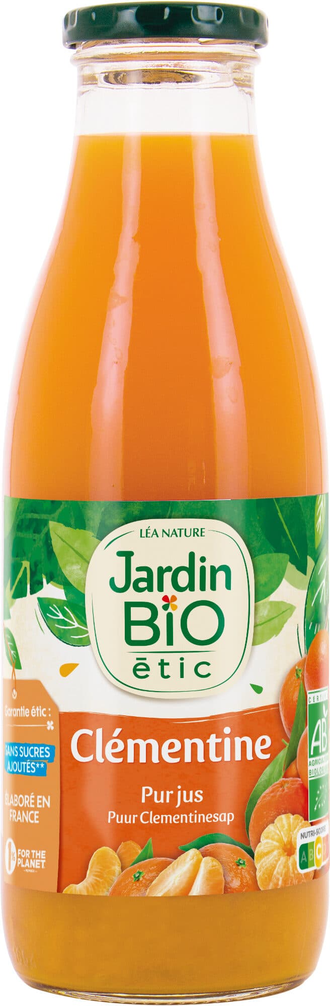 Jardin bio Pur jus clémentine packshot