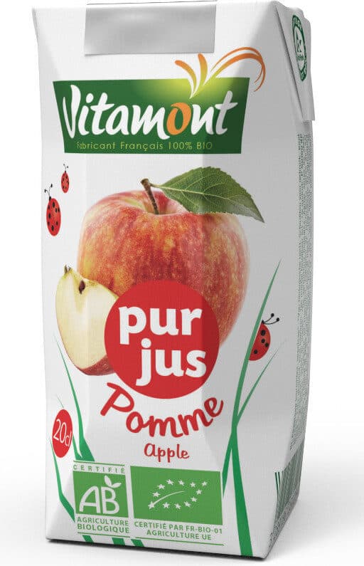 Vitamont Pur jus de pomme bio packshot