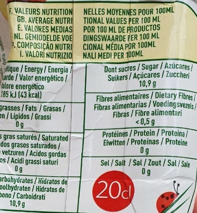 Vitamont Pur jus de pomme bio packshot