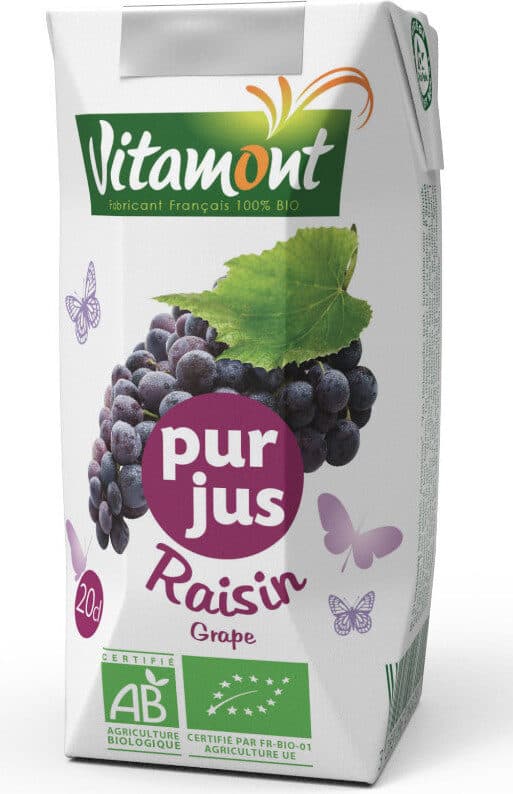 Vitamont Pur jus de raisin bio packshot